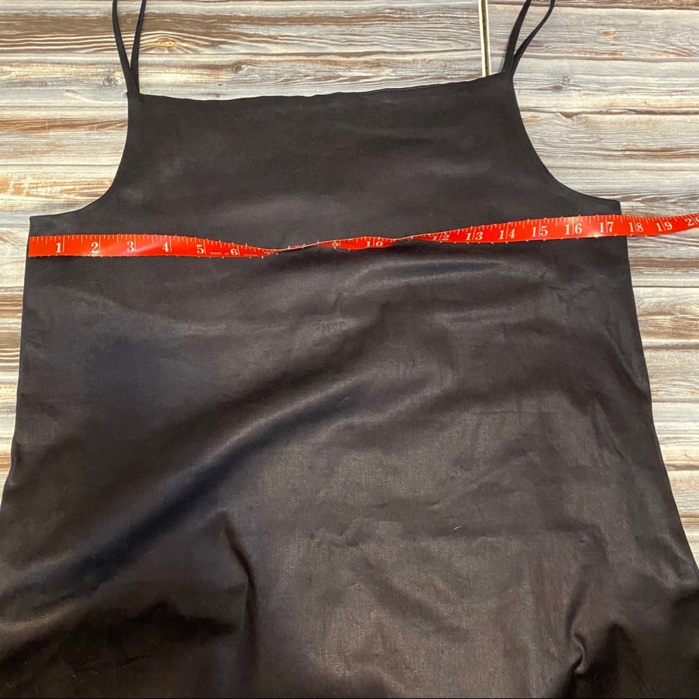 Toit Volant Sleeveless Mini Dress Black Sz M - Picture 8 of 9